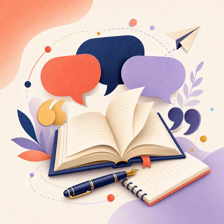 English team educational illustration